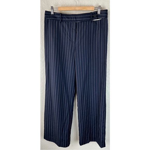 Giorgio Armani Women's Pinstripe Trouser Dress Pants, size 34 Waist - Picture 2 of 8